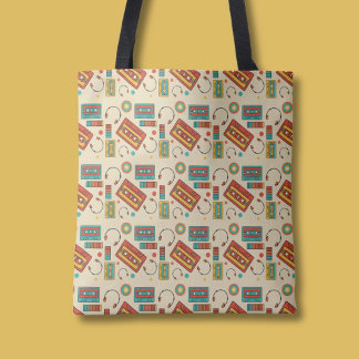 Retro Vibes - Cassette Tapes Pattern der 80er Jahr