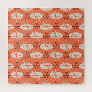 Retro-Vibes: Geometrisches Burst-Muster Puzzle