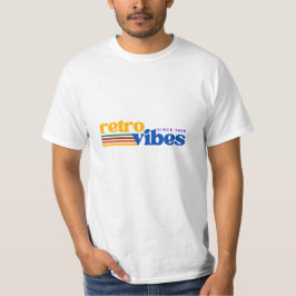 Retro Vibes Typografie T-Shirt
