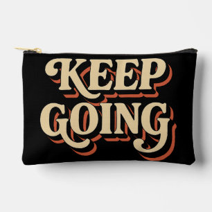 Retro Vibes - Vintage Typografie Zubehörtasche