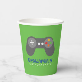 Retro Video Games Paper Cup Pappbecher