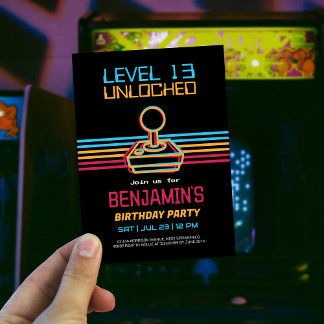 Retro Video Gaming Game Boy Einladung