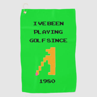 Retro Video Golf Spielhandtuch Golfhandtuch