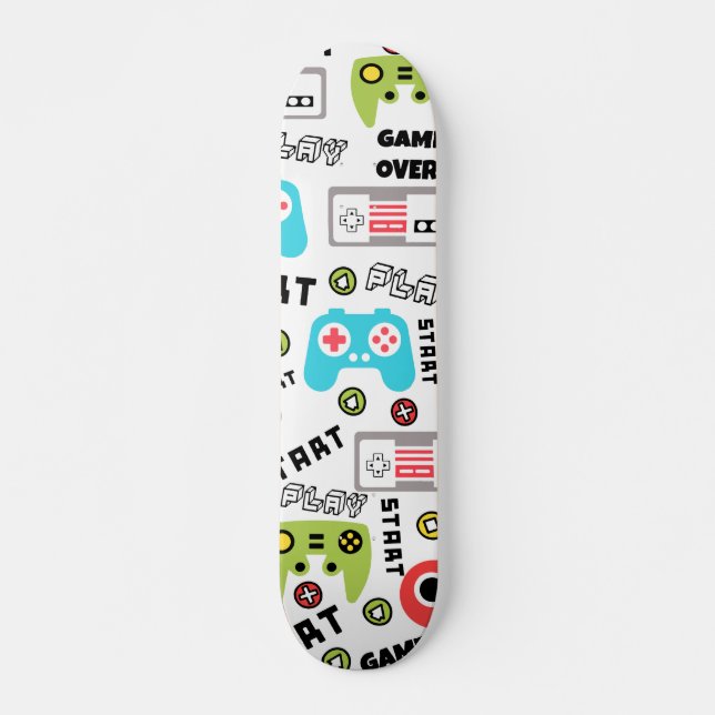 Retro-Videospiel Skateboard (Vorne)