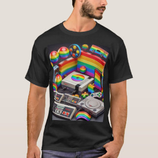 Retro-Videospiel-T - Shirt