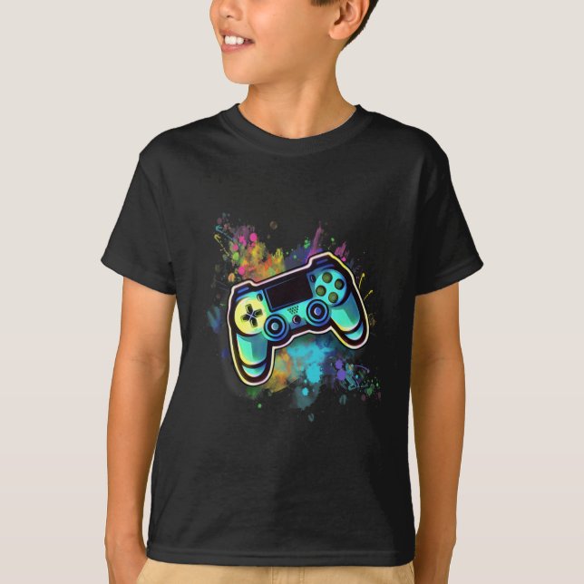 Retro-Videospielcontroller für Männer1 T-Shirt (Vorderseite)