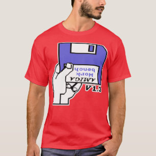 Retro-Videospiele Commodore Amiga Workbench Einleg T-Shirt