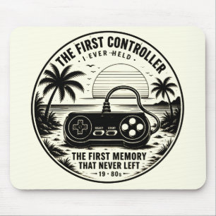 Retro-Videospieler-Design Mousepad