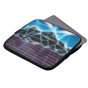 Retro-Videospielgrafik aus den 1980er Jahren Laptopschutzhülle
