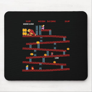 Retro-Videospielhalle Videospielkonsole Vintage-Ga Mousepad