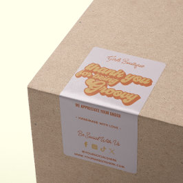 Retro Vielen Dank für Ihren Einkauf Groovy Terraco