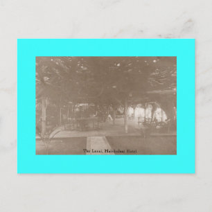 Retro View Hawaii Hotel Waikiki Honolulu Postkarte