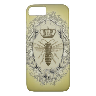 Retro Viktorianische Bienenkönigskrone Modekamera iPhone 8/7 Hülle