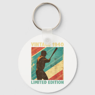 Retro Vintag 1940 Baseball Lover Limited Edition Schlüsselanhänger