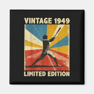 Retro Vintag 1949 Baseball Lover Limited Edition Magnet