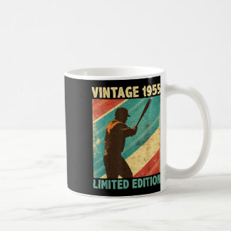 Retro Vintag 1955 Baseball Lover Limited Edition Kaffeetasse