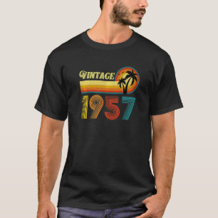 Retro Vintag 1957 64 Jahre alt 64. Geburtstag Männ T-Shirt