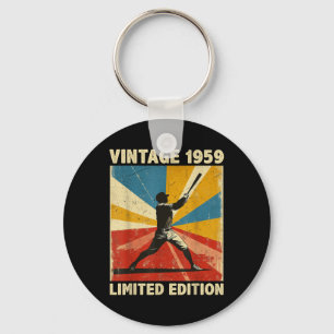 Retro Vintag 1959 Baseball Lover Limited Edition Schlüsselanhänger