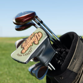 Retro Vintag 1973 Custom Putter Cover Golf Headcover