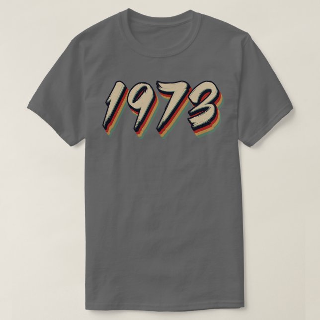 Retro Vintag 1973 T-Shirt (Design vorne)