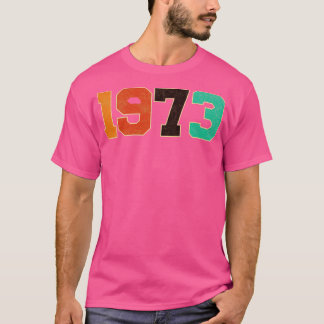 Retro Vintag 1973 Typografie T-Shirt