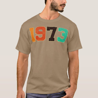Retro Vintag 1973 Typografie T-Shirt