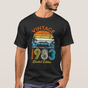 Retro Vintag 1983 Limited Edition 39. Geburtstag 3 T-Shirt