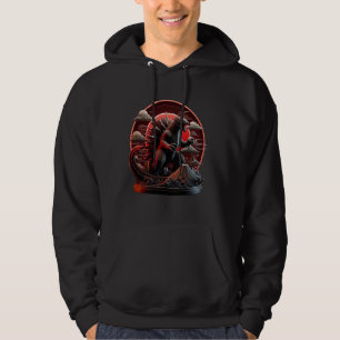 Retro Vintag 3D Japanische Art Legendary Rare Kaij Hoodie