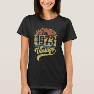 Retro Vintag 49. Geburtstag Vintag 1973 49. Bir T-Shirt