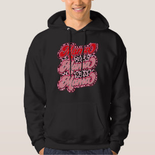 Retro Vintag 70er 80er Mama Leopard Mama Life Moth Hoodie