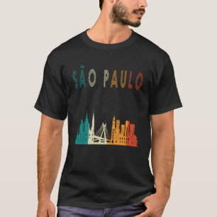 Retro Vintag 70er 80er Stil São Paulo Tee