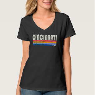 Retro Vintag 70er 80er Style Cincinnati Iowa T-Shirt