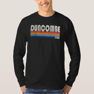 Retro Vintag 70er 80er Style Duncombe Iowa T-Shirt