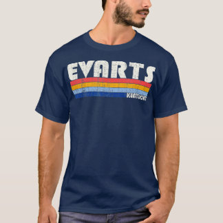 Retro Vintag 70er 80er Style Evarts Kentucky T-Shirt