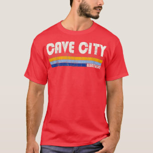 Retro Vintag 70er 80er Style Höhle Stadt Kentucky T-Shirt
