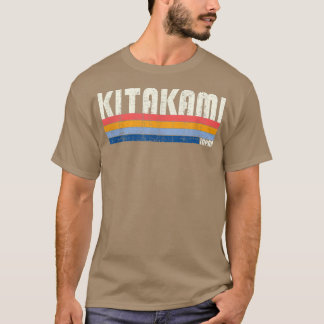 Retro Vintag 70er 80er Style Kitakami, Japan T-Shirt