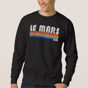 Retro Vintag 70er 80er Style Le Mars Iowa Sweatshirt