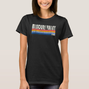 Retro Vintag 70er 80er Style Missouri Valley Iowa T-Shirt