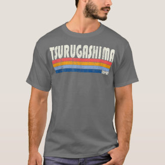 Retro Vintag 70er 80er Style Tsurugashima, Japan T-Shirt