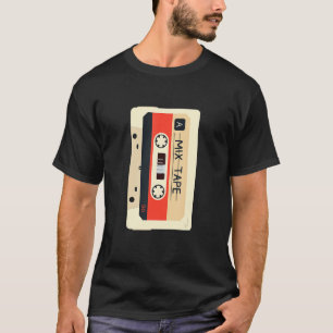 Retro Vintag 80er Mix Music Cassette Tape T-Shirt