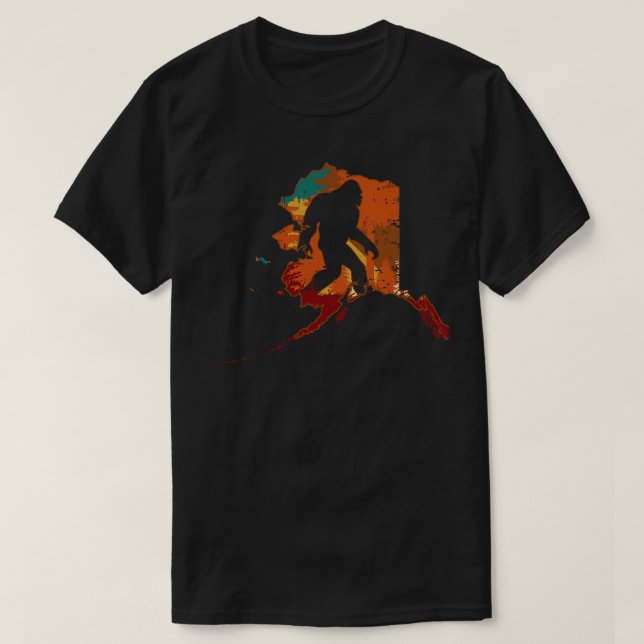 Retro Vintag Alaska T-Shirt (Design vorne)