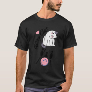 RETRO VINTAG ALLEY CAT BOWLING TEAM HOMOR BOWLER T-Shirt