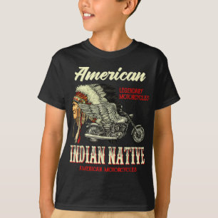Retro Vintag American Motorrad Indisch für Mexiko T-Shirt