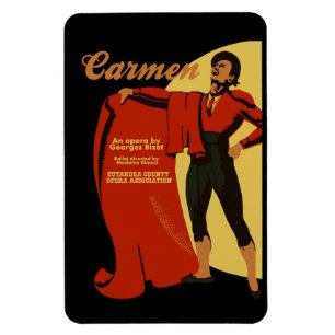 Retro Vintag Art Carmen opera (Toreador) Magnet