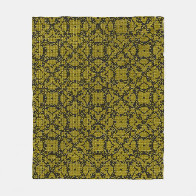 Retro Vintag Ästhetischer Hintergrund Design 80er, Fleecedecke (Vorderseite)