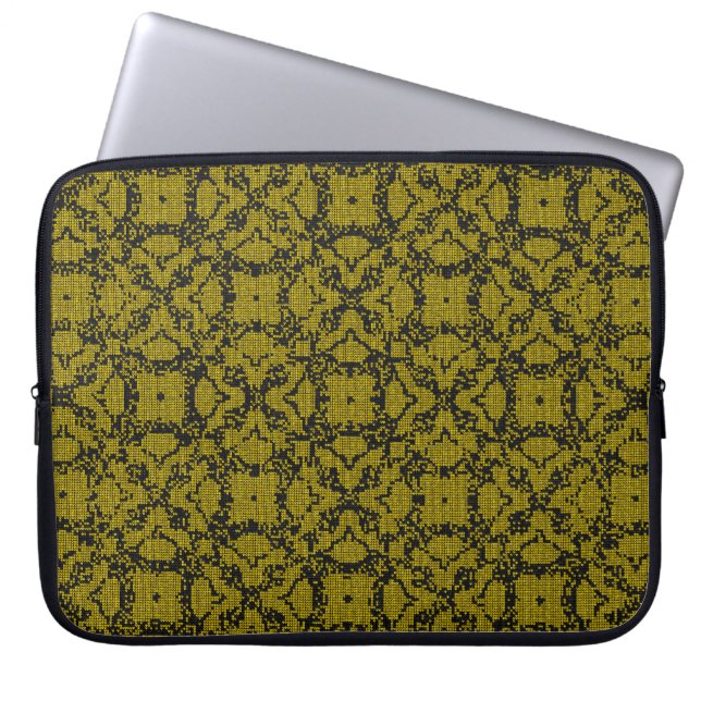 Retro Vintag Ästhetischer Hintergrund Design 80er  Laptopschutzhülle (Vorderseite)