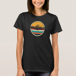 Retro Vintag Berlin Skyline Shirt Berlin City