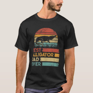 Retro Vintag Best Alligator Vater Ever S Animals T-Shirt