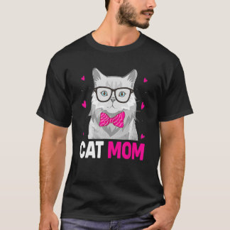 Retro Vintag Best Cat Mama Ever Cat Mommy T-Shirt