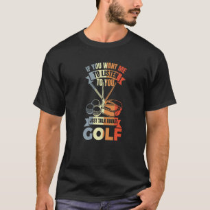 Retro Vintag Best Golfer Joke Golfquote T-Shirt